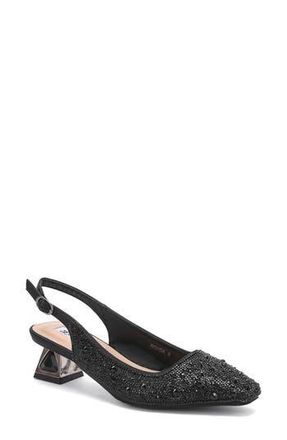 Lady Couture Ronda Slingback Pump in Black at Nordstrom Rack, Size 11