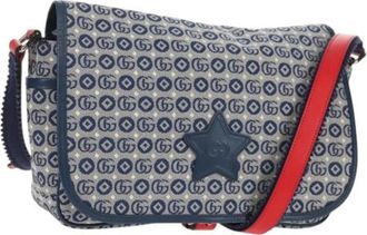 Gucci Pre-owned Crossbody Bag - Dames - Vintage Schoudertas - Blauw - ONE Size - Vintage