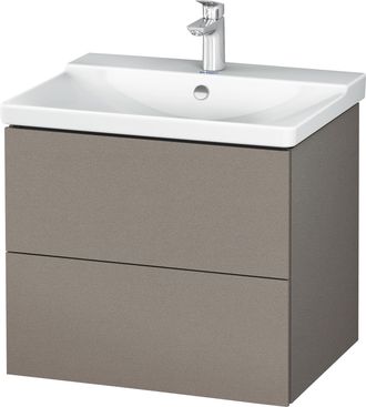 Duravit Duravit L-cube Mueble De Pared 620mm De Ancho, Profundidad 481, 2 Cajones, Se Ajusta A La Altura De P3 Comfort. Art&iacute;culo 233265, Color: Terra Mate - L
