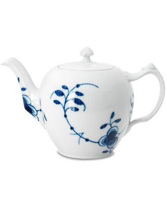 ROYAL COPENHAGEN Blue Fluted Mega Tea Pot