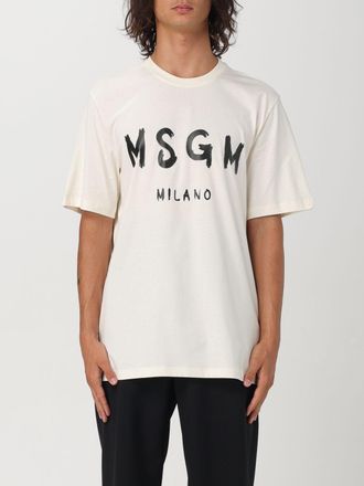 Msgm T-shirt in cotone con logo Msgm