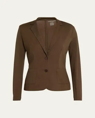 Majestic Filatures Soft Touch Two-Button Blazer