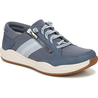 Ryk&auml; Carefree Zip Walking Sneaker in Stone Blue at Nordstrom Rack, Size 6