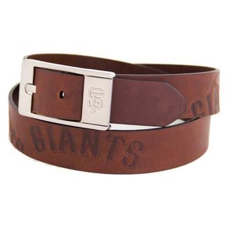 Eagles Wings Mens Brown San Francisco Giants Brandish Leather Belt at Nordstrom, Size 42
