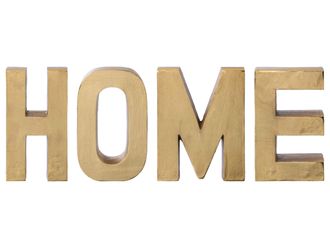 Schubiger M&ouml;bel Schriftzug Home, Gold H: 30 cm