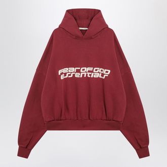 Fear of God Crimson Kurzer Kapuzenpullover