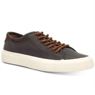 Frye Mens Ludlow Low Sneaker In Grey