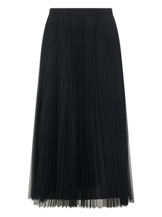 Fabiana Filippi Midi Plated Skirt