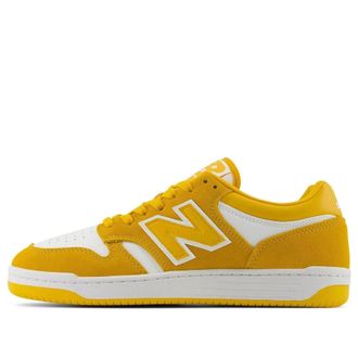 New Balance 480 Lifestyle Shoes Yellow White BB480LWA