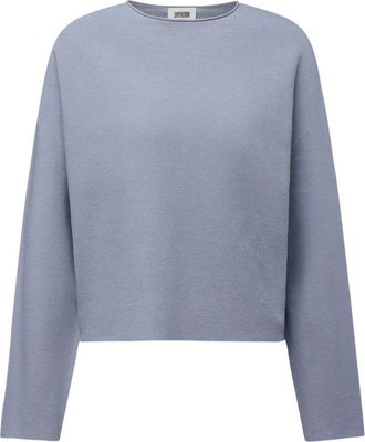 Drykorn Drykorn, Round-neck Knitwear, female, Blue, Size: L Meami Cotton Pullover
