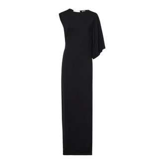 CHRISTOPHER ESBER Draped Sleeve Cutaway Gown - Dames - Jurken - Zwart - Maat: 2XS Jersey