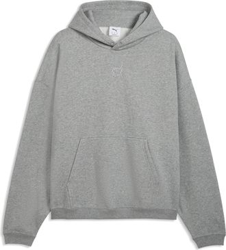 Puma Felpa da basket con cappuccio in pile Fundamentals dal taglio morbido da uomo, Accessori, Grigio, 3XL