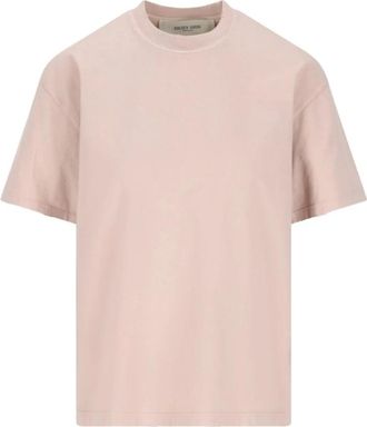 Golden Goose Appliqu&eacute; T-Shirt - Dames - T-shirts - Roze - S - Katoen - Tops