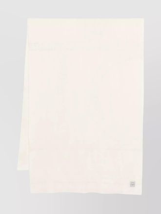 Toteme wool twill monogram scarf