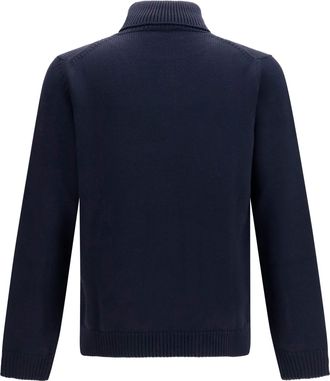 Roberto Collina Mens Turtleneck Wool Sweater 10 Merino Ovis Aries