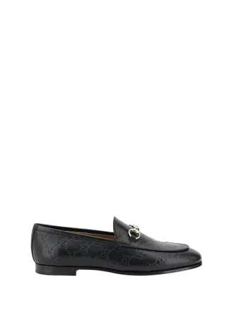GUCCI ブラック モカシン 37 Gucci Women Black Cara Logo Loafers 37.5-7.5 Women | eBay