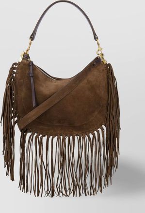 Isabel Marant soft fringe zip crossbody bag