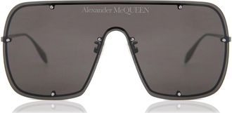 Alexander McQueen AM0362S 001 Mens Sunglasses Grey Size 199 - Free RX Lenses - Free RX Lenses