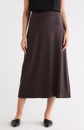 Eileen Fisher A-Line Skirt in Espresso at Nordstrom Rack, Size Medium