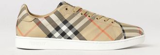 Burberry Sneakers basse in pelle e tela con motivo Vintage Check