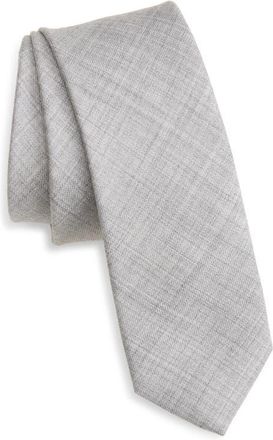 Eleventy Cashmere & Silk Tie in Ligh Melange Gray at Nordstrom