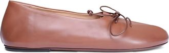 Mars&egrave;ll lace-up flats - women - CALFSKIN/Calf Leather/Calf Leather - 39 - Brown