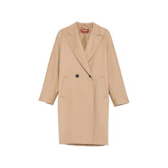 Max Mara Double-breasted Notched-lapel Coat