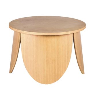 Selsey Vivially - Mesa De Centro Redonda - 60 Cm - Color Roble Natural - Selsey