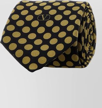 Valentino Garavani slim polka dot silk tie