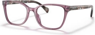Ralph Lauren 53mm Rectangle optical glasses in Gold at Nordstrom