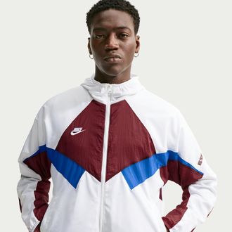 Nike Mens Premier Repel Soccer Hooded Woven Track Jacket in Blue | IM4120-405