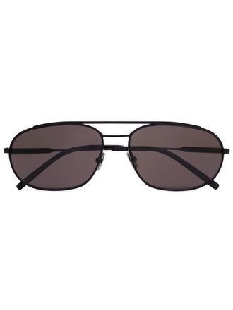 Saint Laurent Eyewear SL 561 zonnebril met piloten montuur - Zwart