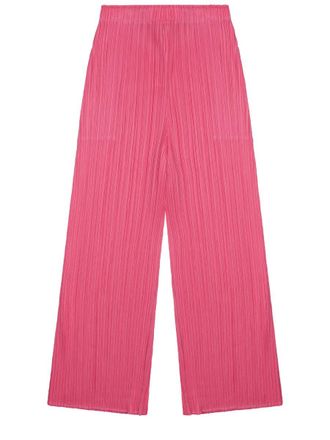 Pleats Please Issey Miyake March Pleated Palazzo Pants