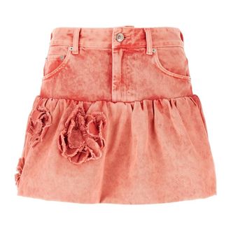 Ganni Skirts - female - Ganni - Denim Skirts - Pink - XS - Skirts