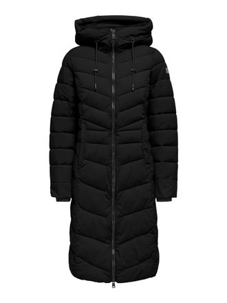 Only Steppmantel ONLY ONLJULIET LIFE QUILT COAT OTW, Damen, Gr. M, schwarz, Web, Obermaterial: 100% Polyester, unifarben, M&auml;ntel Steppmantel