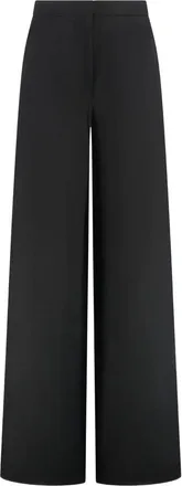 Max Mara Straight broek - Zwart
