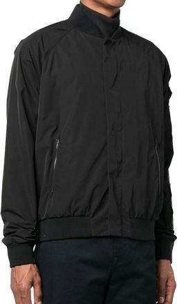 Herno Mens Black Polyester Bomber Clothing