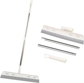 OEM Tergipavimento In Silicone Trimec Con Manico Telescopico In Gomma: Pulizia Efficace Di Finestre, Docce E Bagni