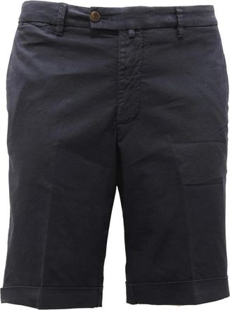 BRIGLIA 1949 Slim Bermuda Shorts Made in Italy - Heren - Korte Broeken - Blauw - 3XL - Korte Broeken