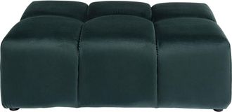 Kare Design Reposapi&eacute;s de terciopelo verde oscuro