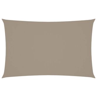 Berkfield Home Sunshade Sail Oxford Fabric Rectangular 5x8 m Taupe