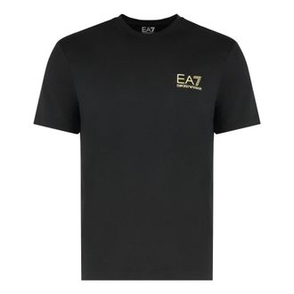 Emporio Armani Logo Print T-shirt - Heren - T-shirts - Zwart - 2XL - Tops