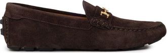 Bally Brown Leather Mens Moccassin