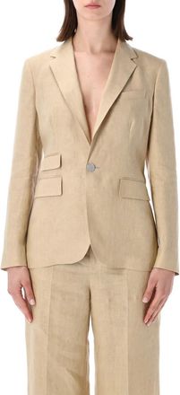 Ralph Lauren Natural Notched Lapel Blazer