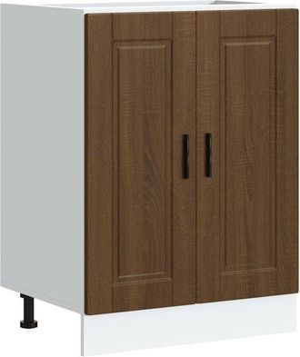 vidaXL Vidaxl - Kitchen Base Cabinet Porto Brown Oak Engineered Wood