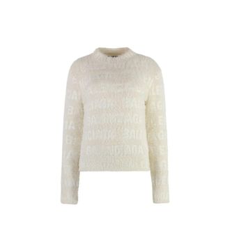 Balenciaga White Elastane Womens Sweatshirt