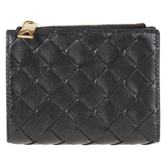 Bottega Veneta Small Intrecciato Wallet - female - Bottega Veneta - Wallets & Cardholders - Black - ONE SIZE - Accessories
