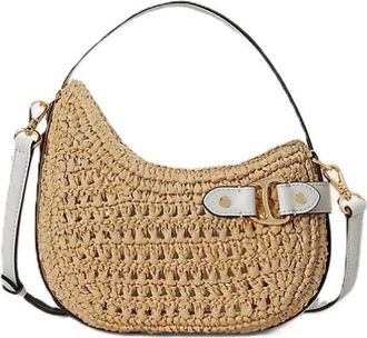 Ralph Lauren Handbags, female, Beige, Size: ONE SIZE Tasha Sm Crs-Crossbody