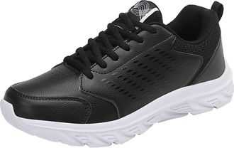 Generic Mens Waterproof Sneakers, Waterproof Shoes Mens Casual Lace Up Walking Running Shoes Comfortable Outdoor Athletic Sport Sneakers Breathable Trainers f