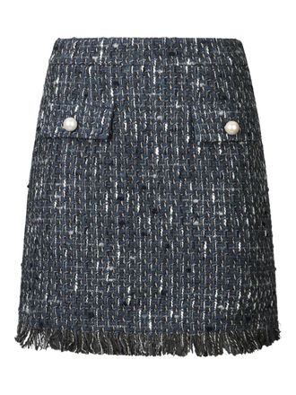 Liu Jo Minigonna bouclé - Blu